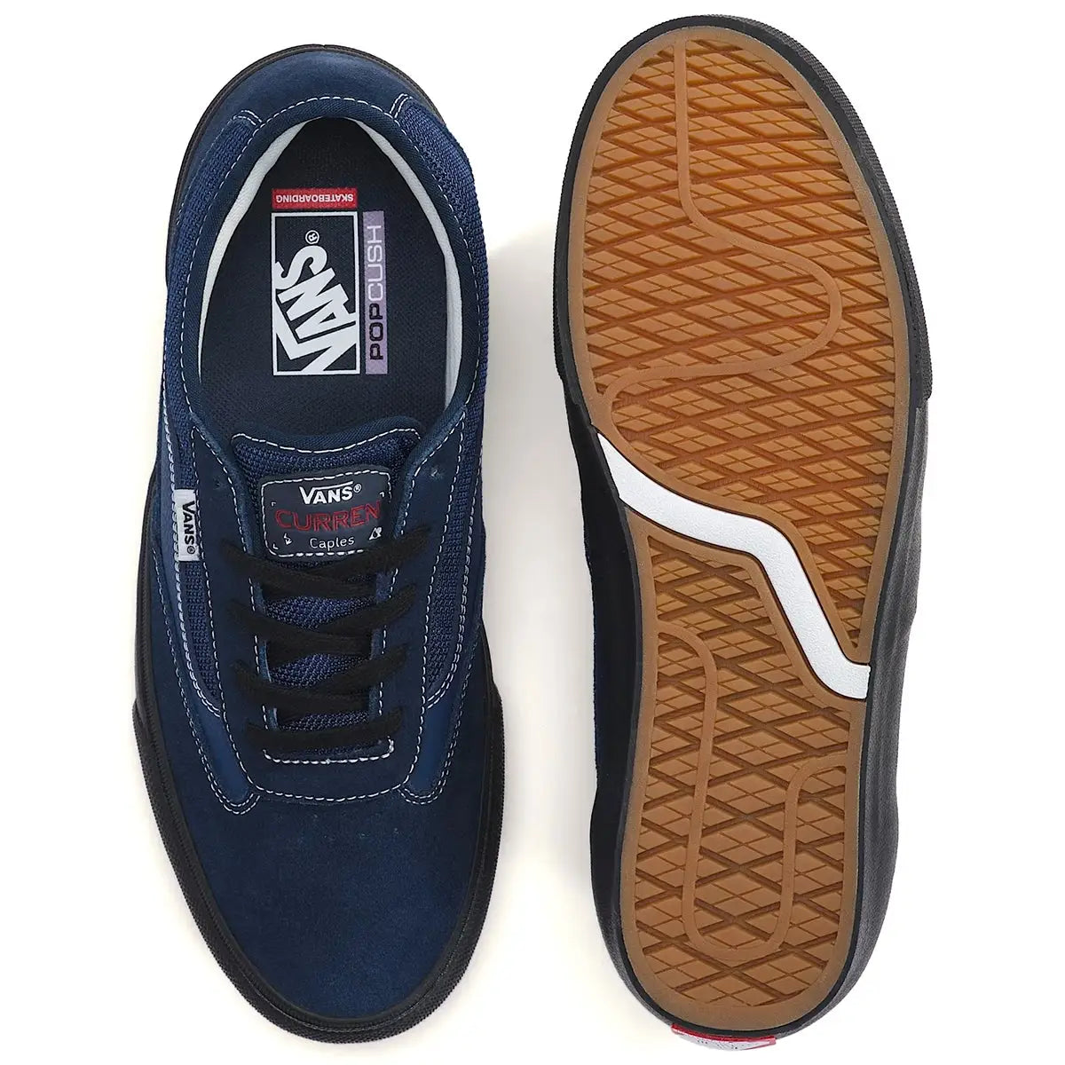 Vans Skate Curren Caples Shoes - Navy / Black