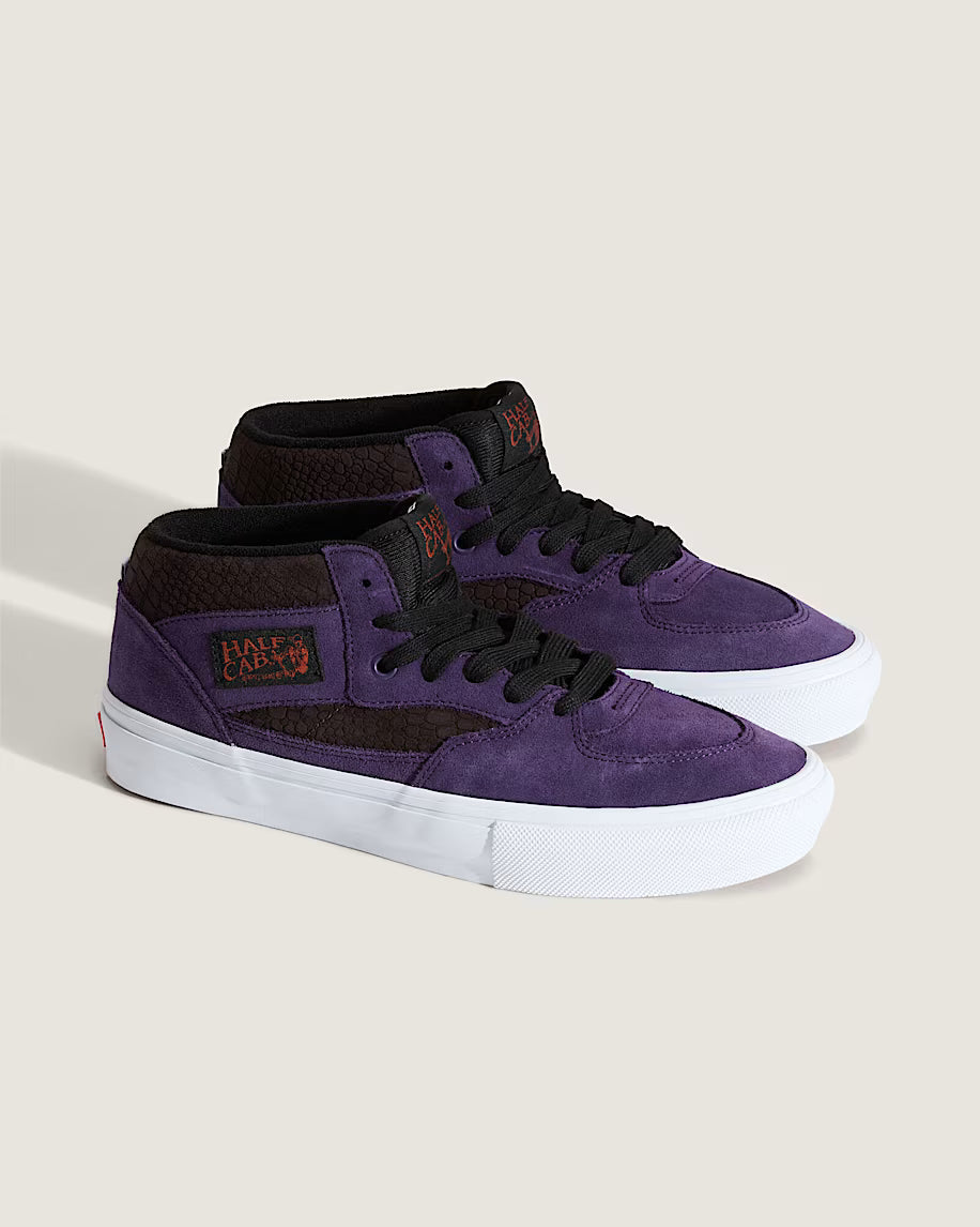 Vans Skate Half Cab Shoes - Croc / Grape Purple