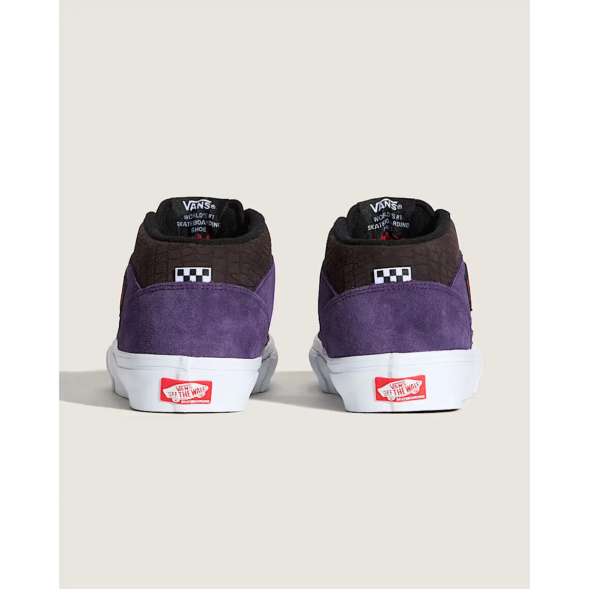 Vans Skate Half Cab Shoes - Croc / Grape Purple