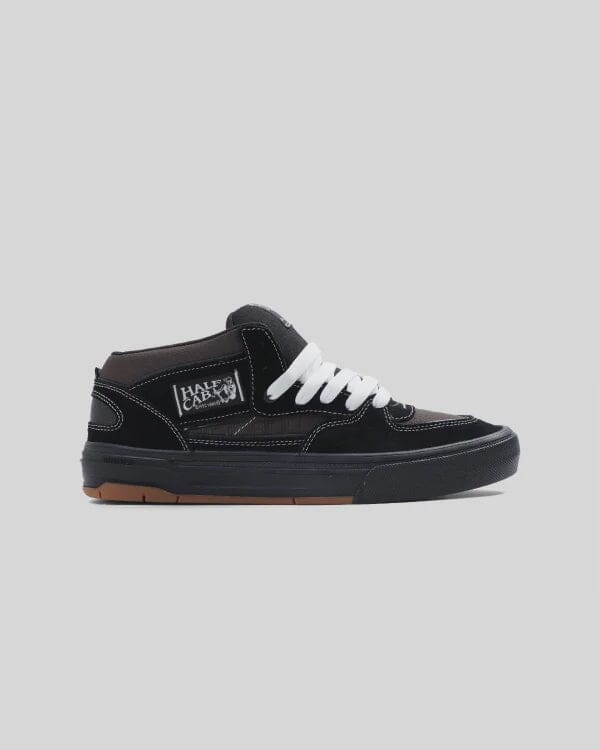 Vans Skate Half Cab Waffle Cup Shoes - Black Asphalt