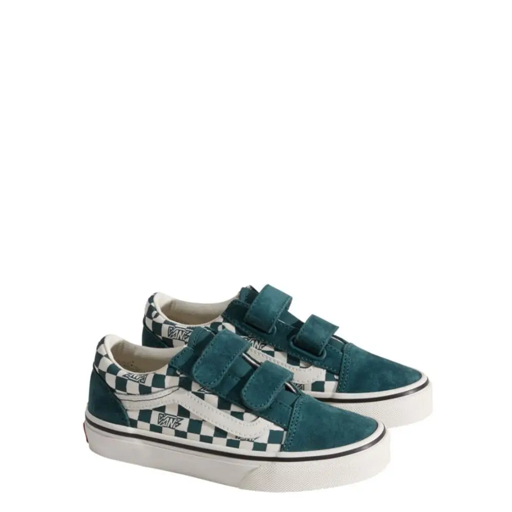 Vans Skate Old Skool V Geo Check - Mystic Moss Green