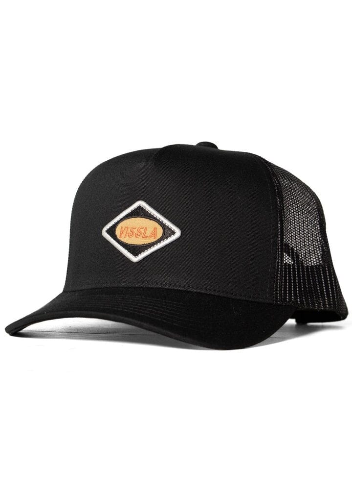 Vissla Solid Sets Trucker Hat Black