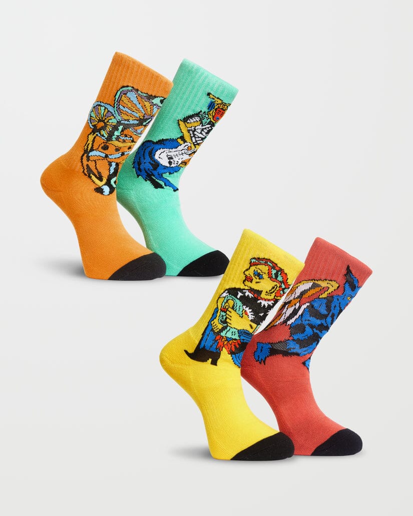 Volcom Bob Mollema 4 Pack Socks