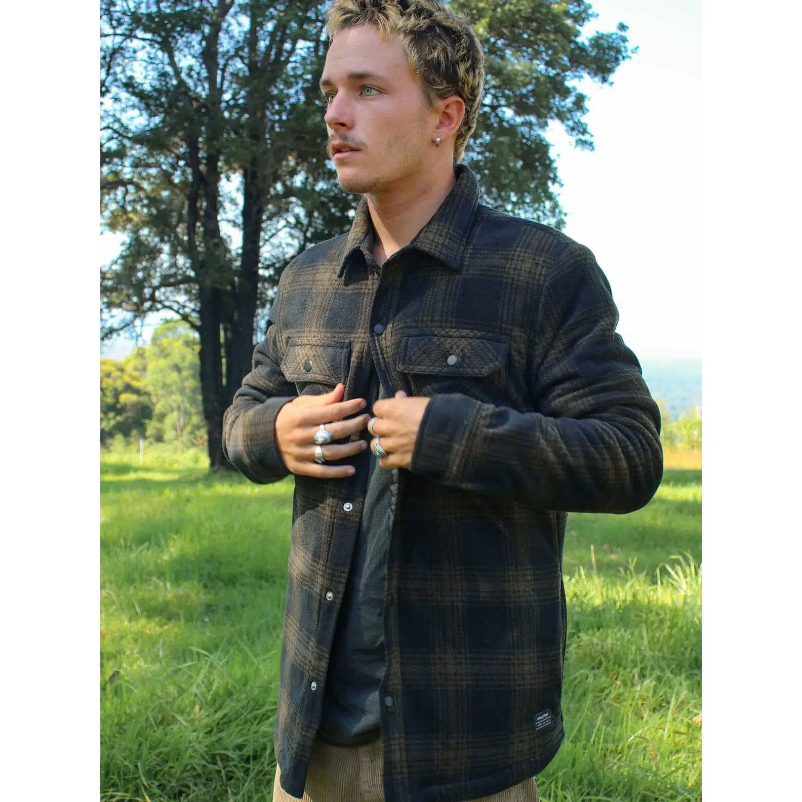 Volcom Bowered Fleece Long Sleeve Jacket 2024