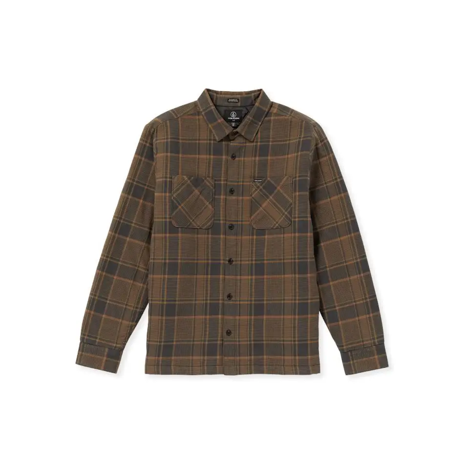 Volcom Brickstone Lined Flannel Long Sleeve