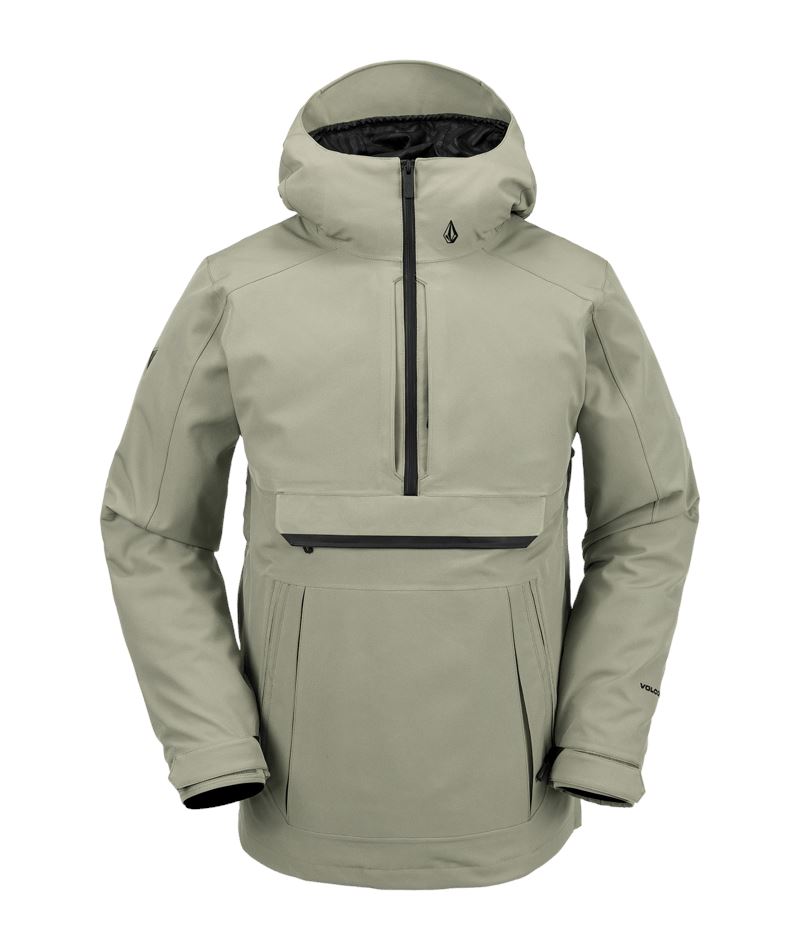 Volcom Brighton Pullover Jacket Light Military S