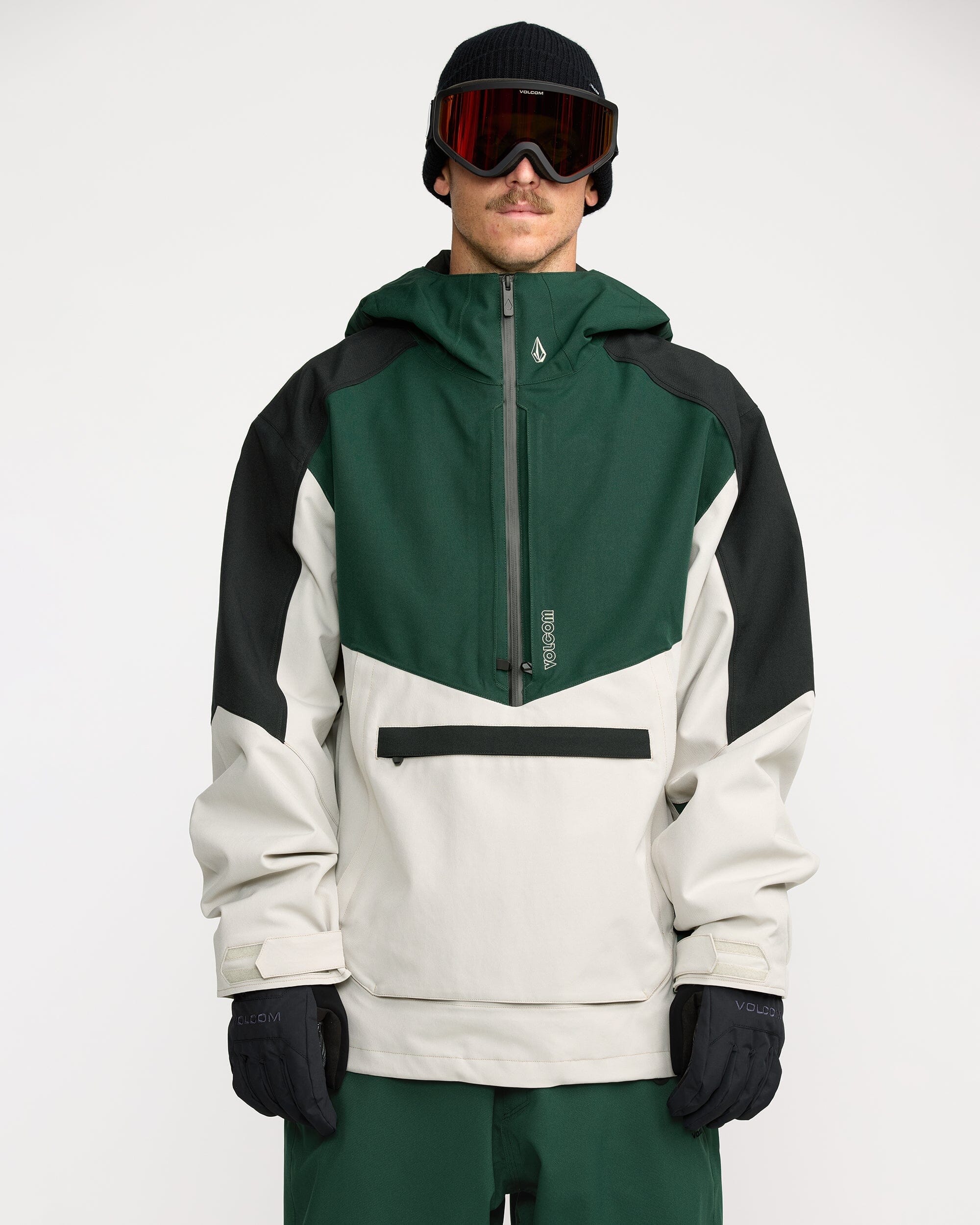 Volcom Brighton Pullover Jacket Stone S