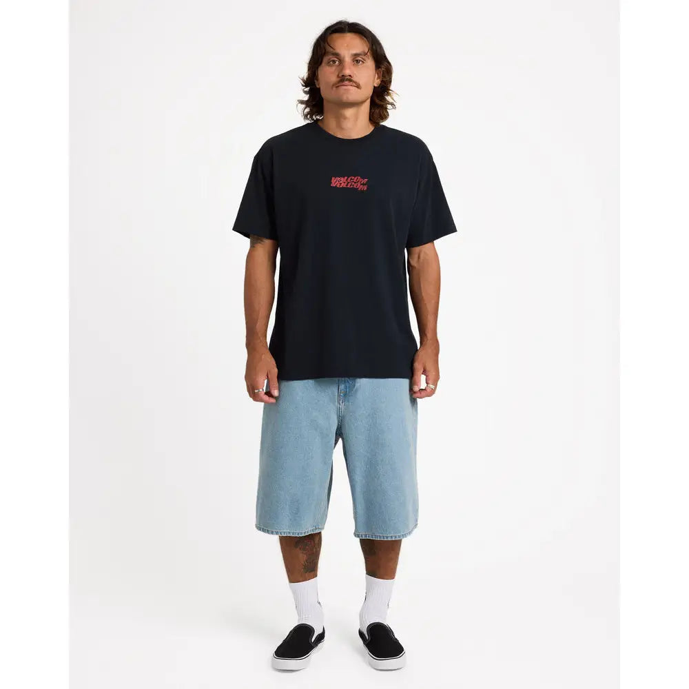 Volcom Chillow Denim Shorts - Stone Blue