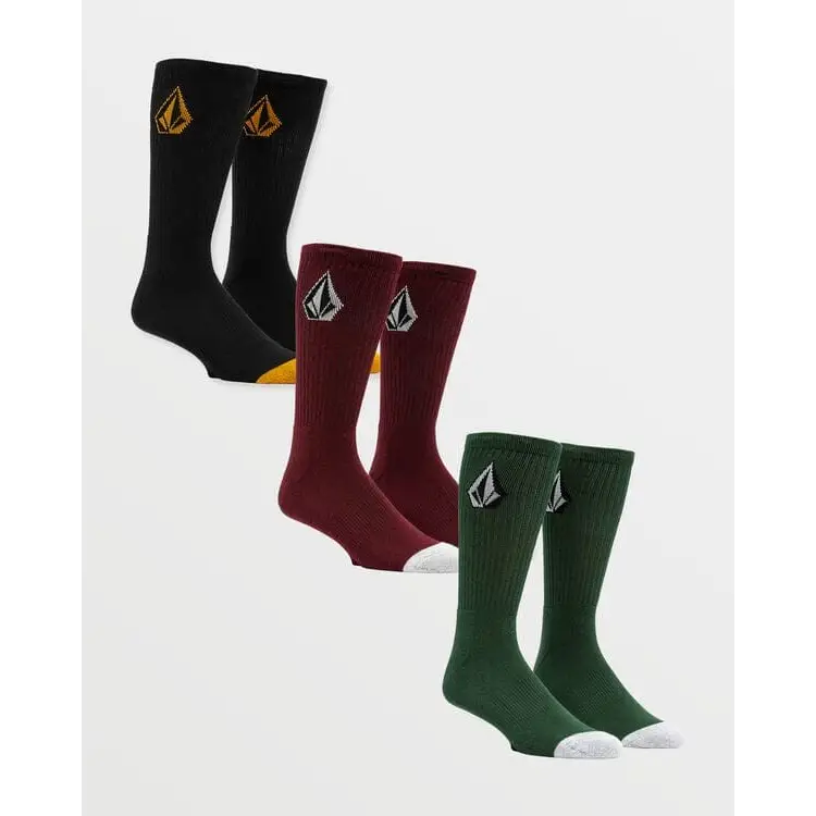 Volcom Full Stone Mix 3 Pack Socks