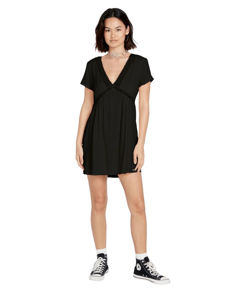 Volcom Haute Tea Dress Black 8
