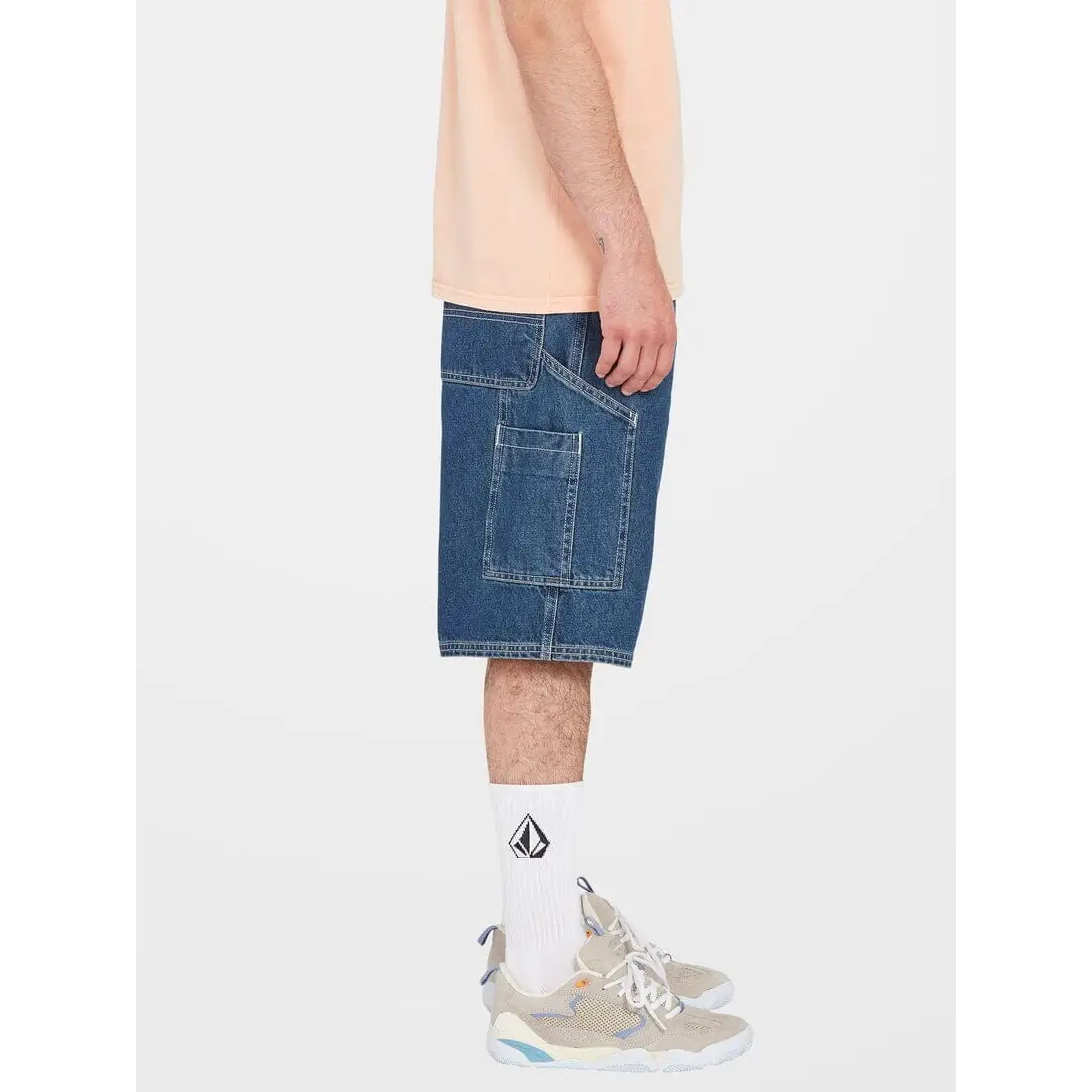 Volcom Labored Denim Utility Shorts