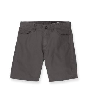 Volcom Modown Canvas 5 Pocket Shorts Asphalt Black 30