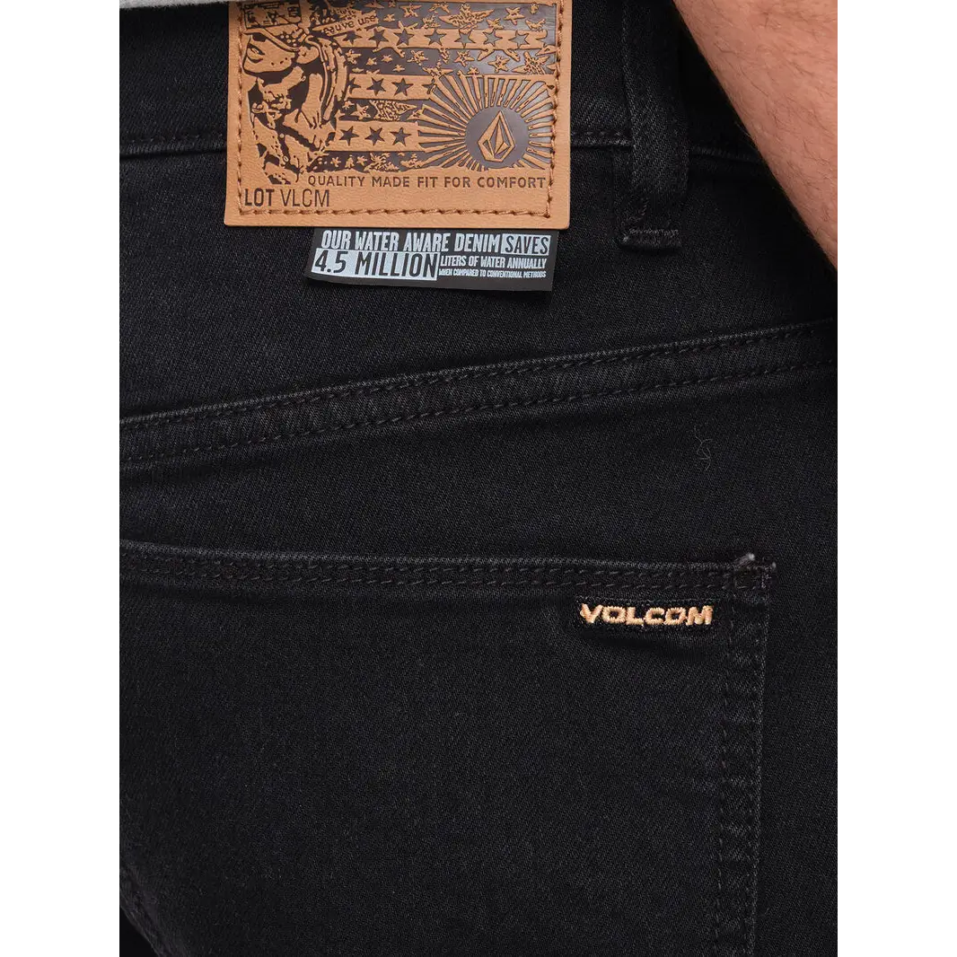 Volcom Modown Denim Pants - Black Out