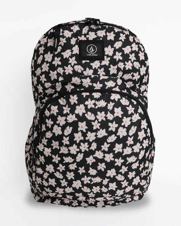 Volcom Patch Attack Backback - Black White