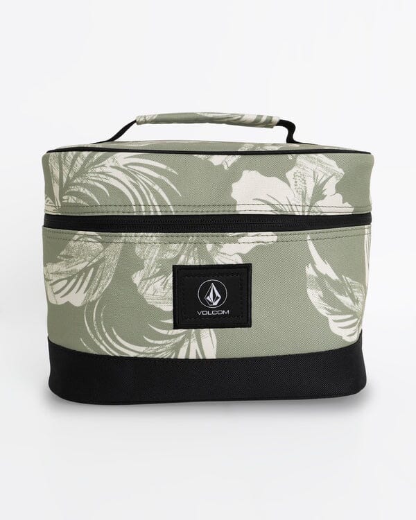 Volcom Patch Attack Deluxe Makeup Bag - Moss Green