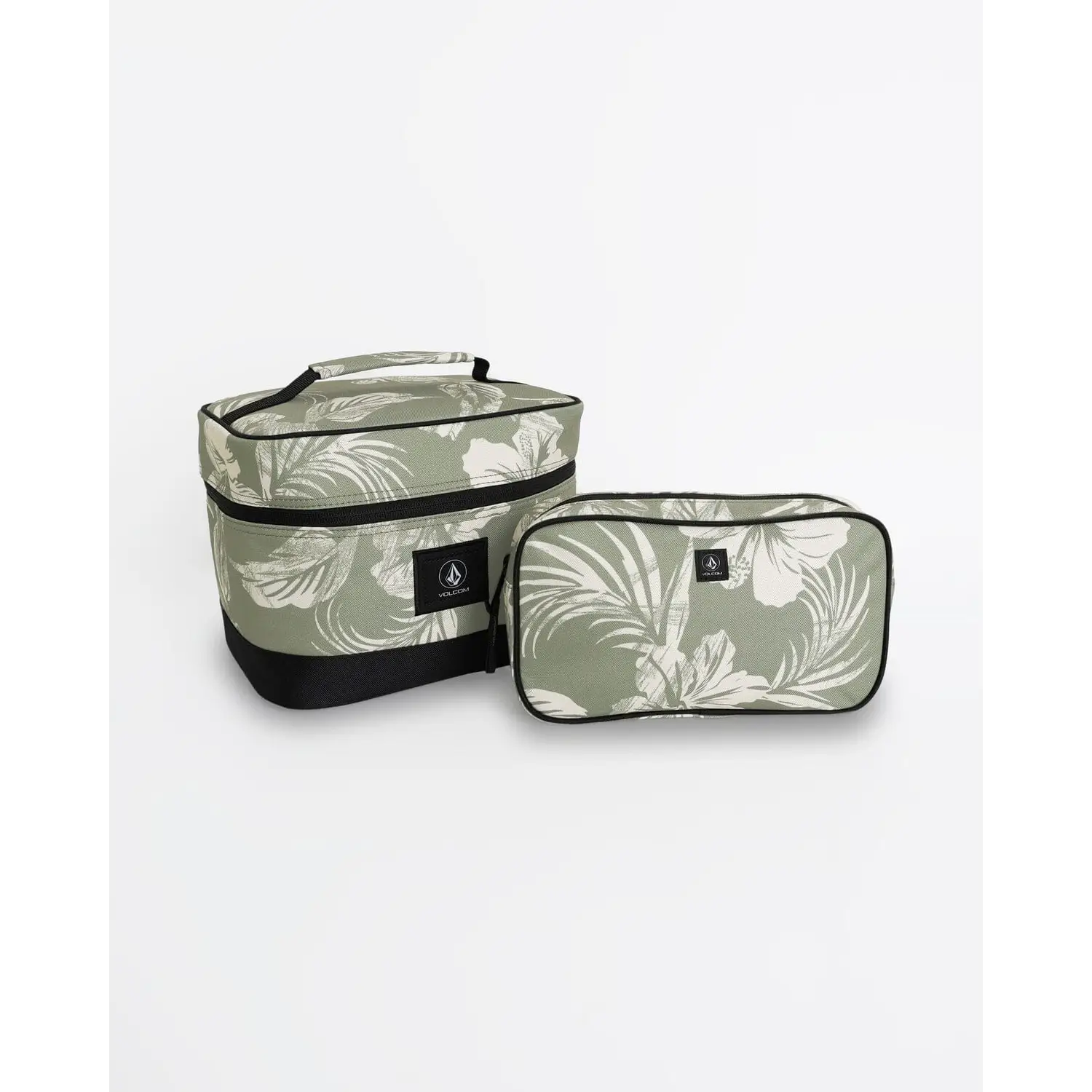Volcom Patch Attack Deluxe Makeup Bag - Moss Green