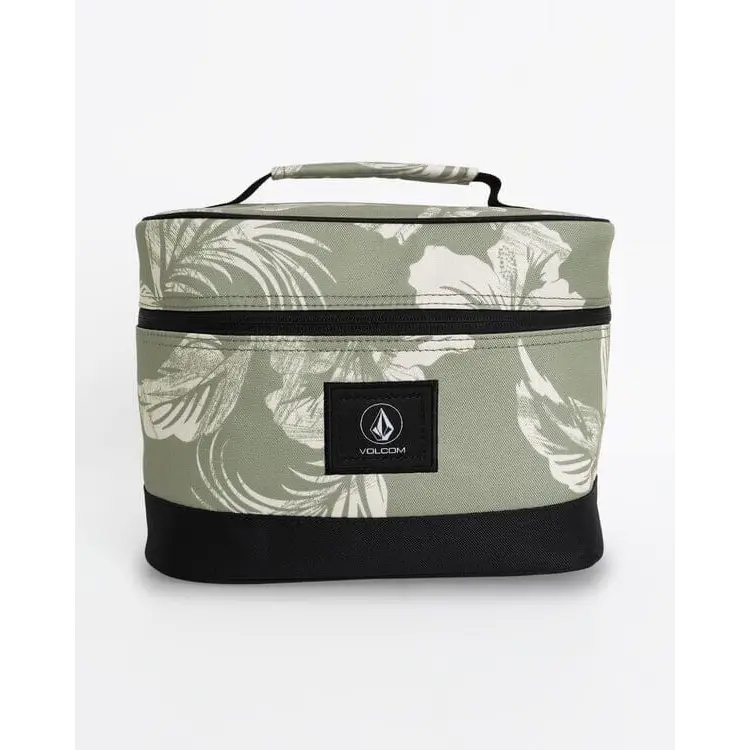 Volcom Patch Attack Deluxe Makeup Bag - Moss Green