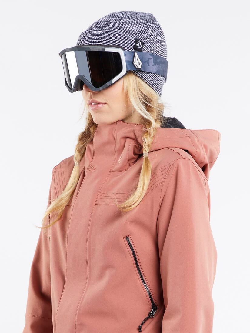 Volcom Shadow Insulated Womens Jacket Earth Pink M