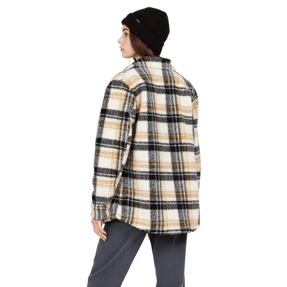 Volcom Silent Sherpa Plaid Jacket 2023