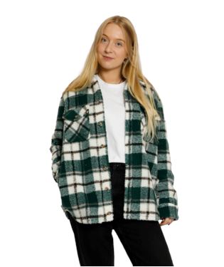Volcom Silent Sherpa Plaid Jacket 2023