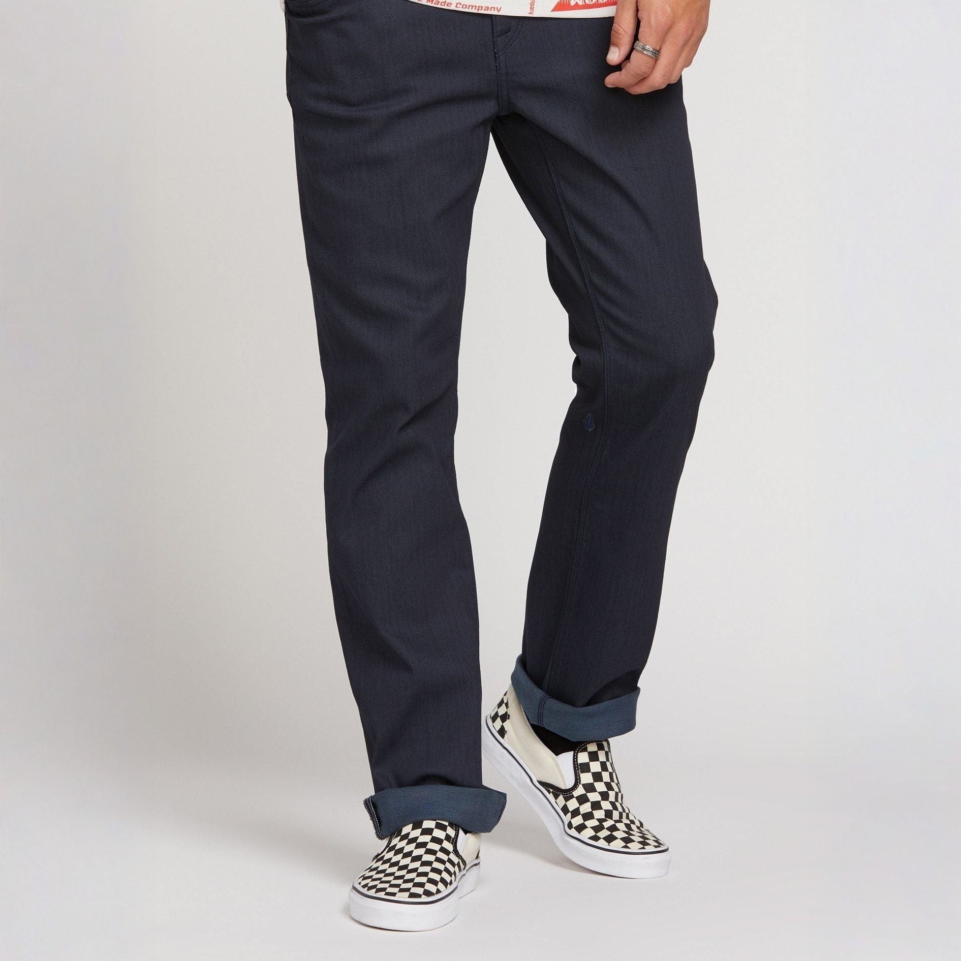 VOLCOM SOLVER MODERN FIT JEANS Coated Indigo Wash 30