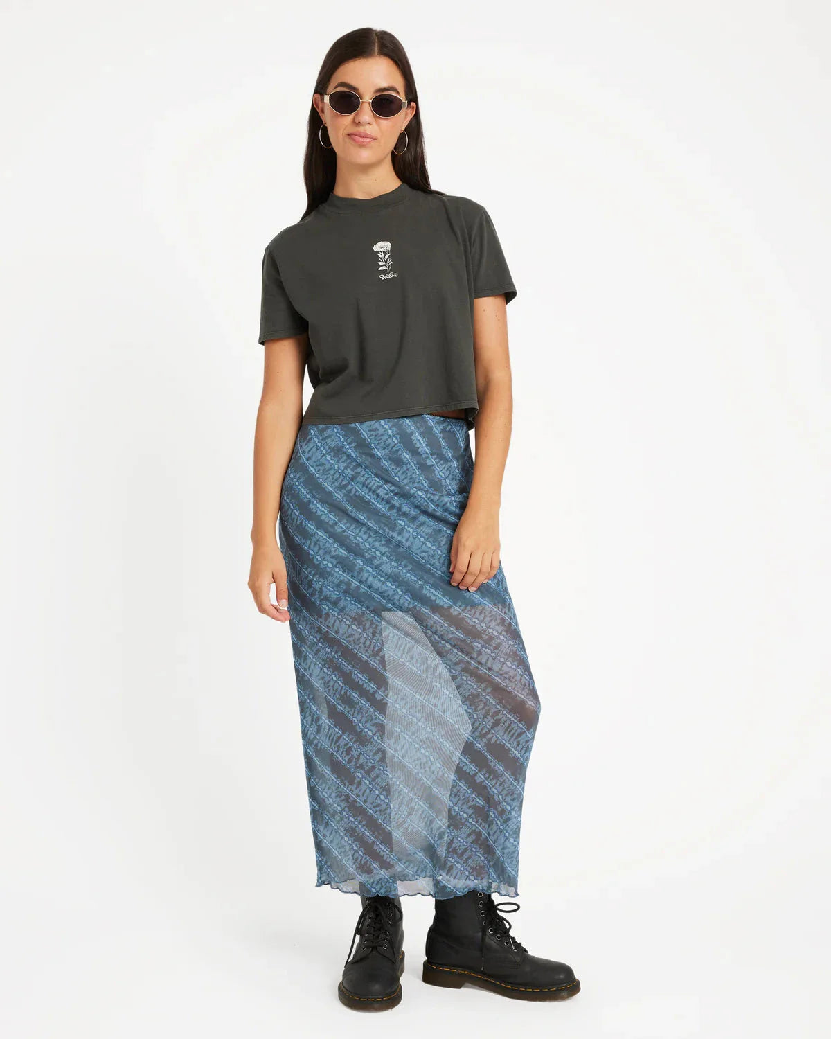 Volcom Wicked Lightning Skirt Blue Sapphire 8