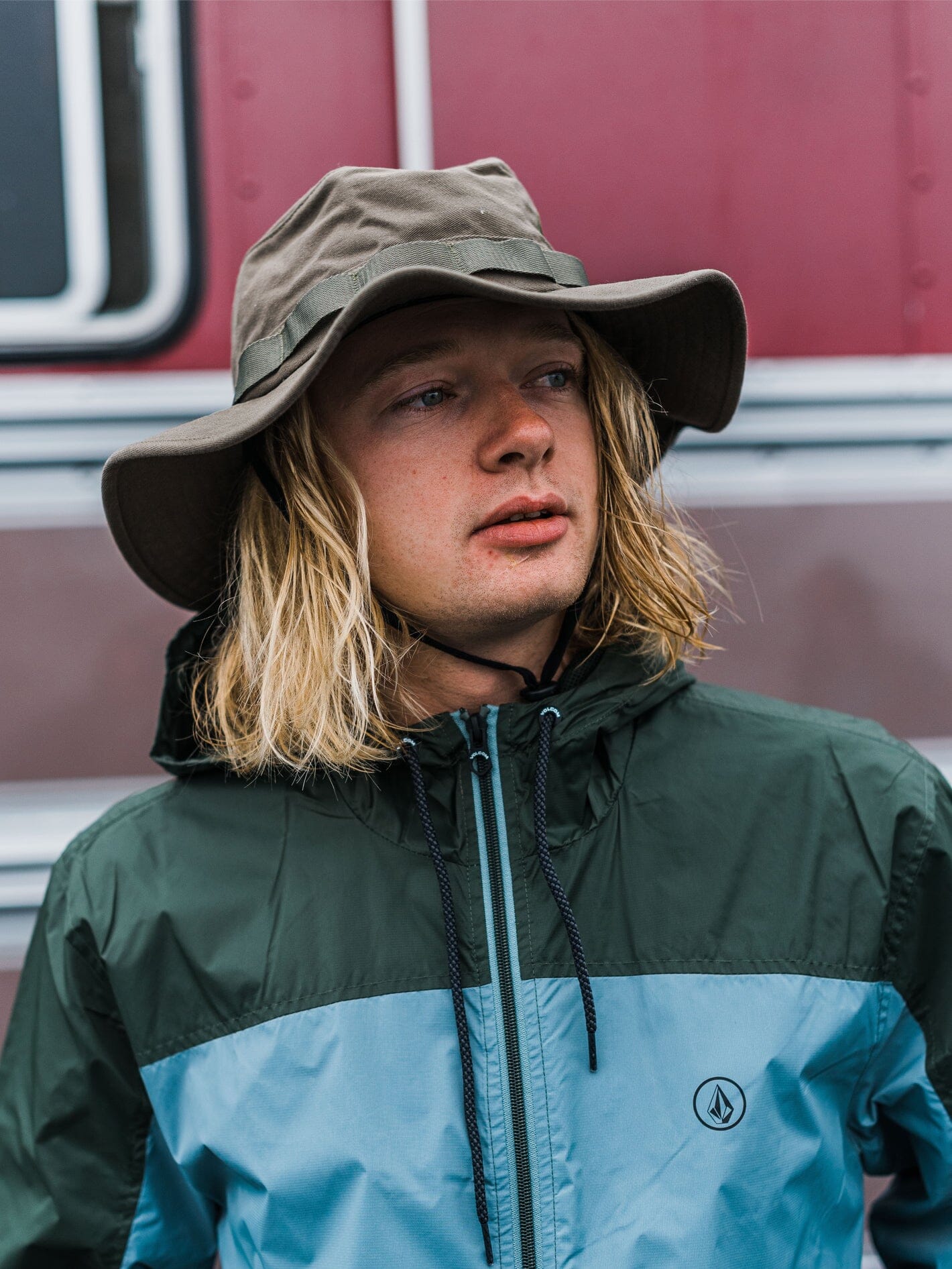 Volcom Wiley Booney Bucket Hat Tarmac Brown L / XL