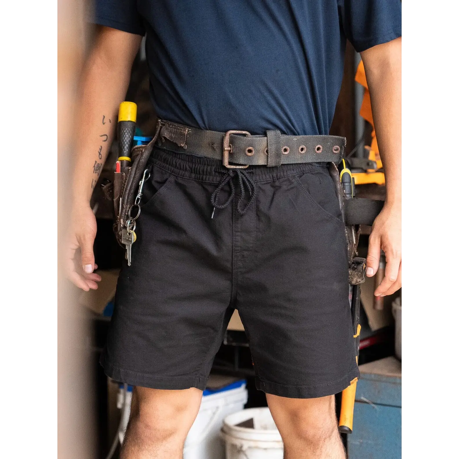 Volcom Workwear Caliper Elastic Waist Shorts