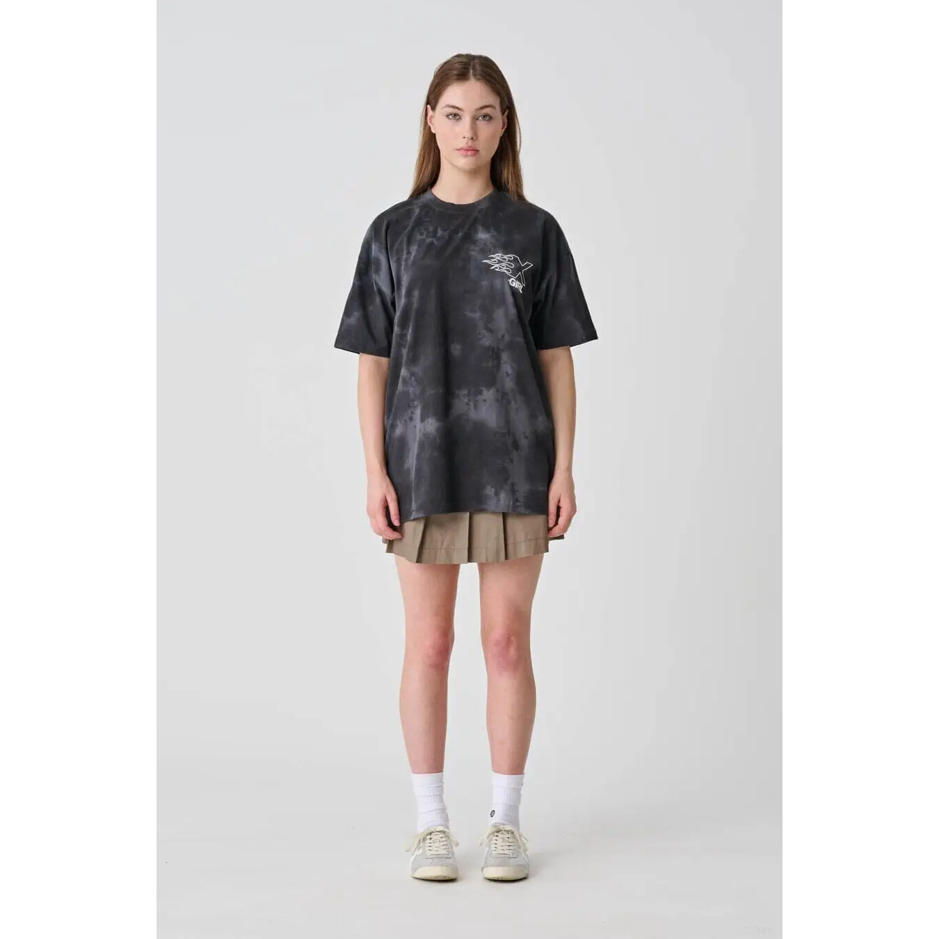 X-Girl Burning X Logo Relaxed T-Shirt