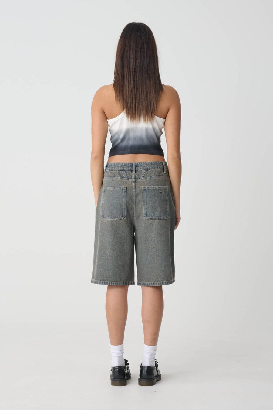 X-Girl Gordon Spray Baggy Shorts