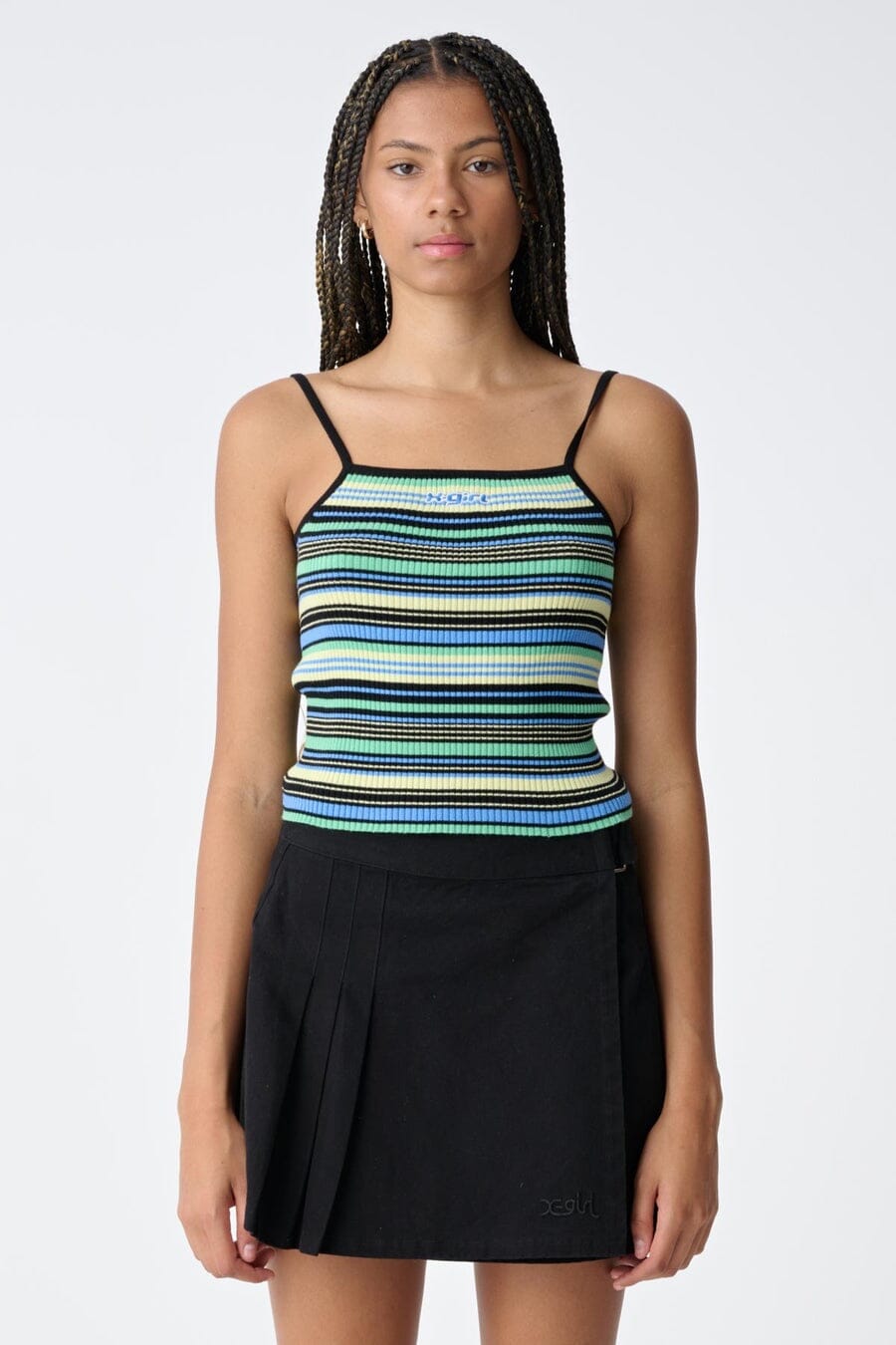 X-Girl New Girl Rib Singlet