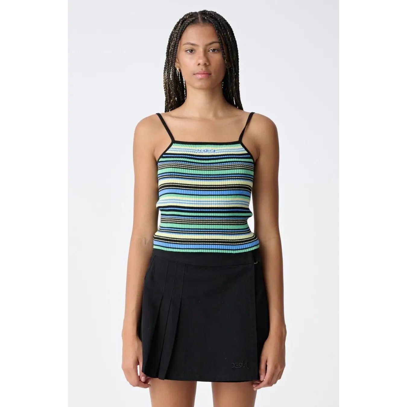 X-Girl New Girl Rib Singlet