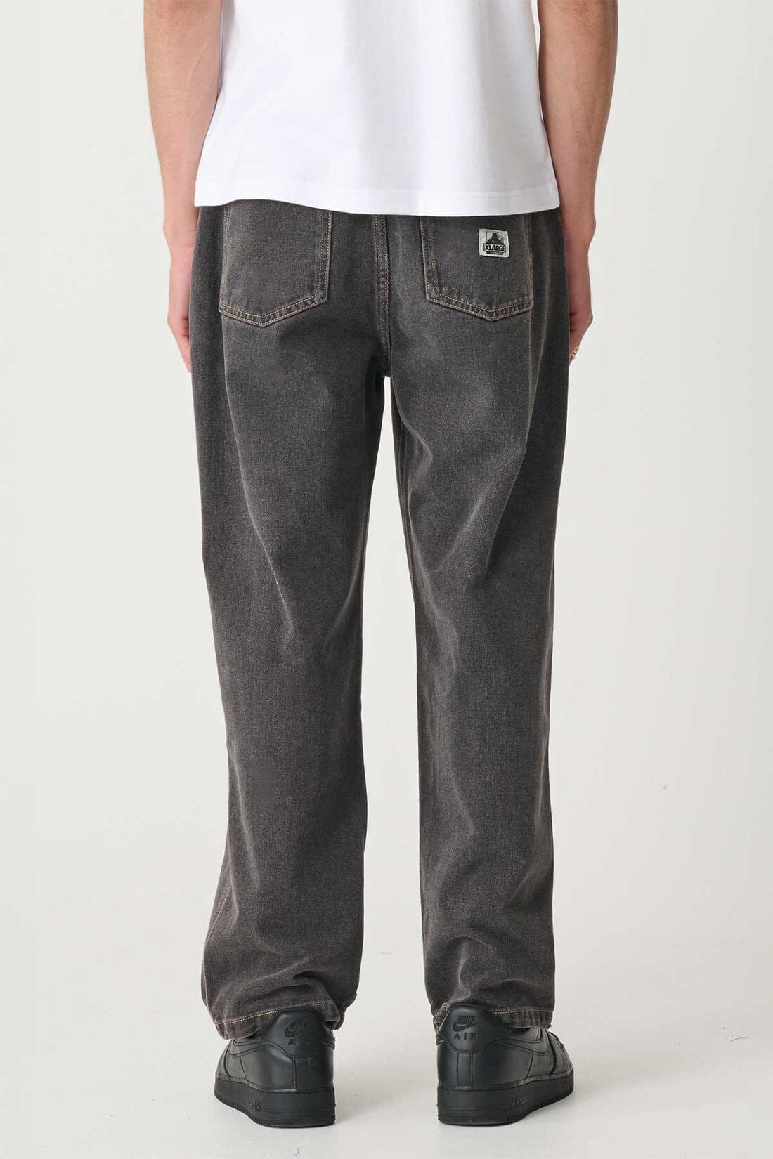 X-Large 91 Bull Denim Pants - Washed Black