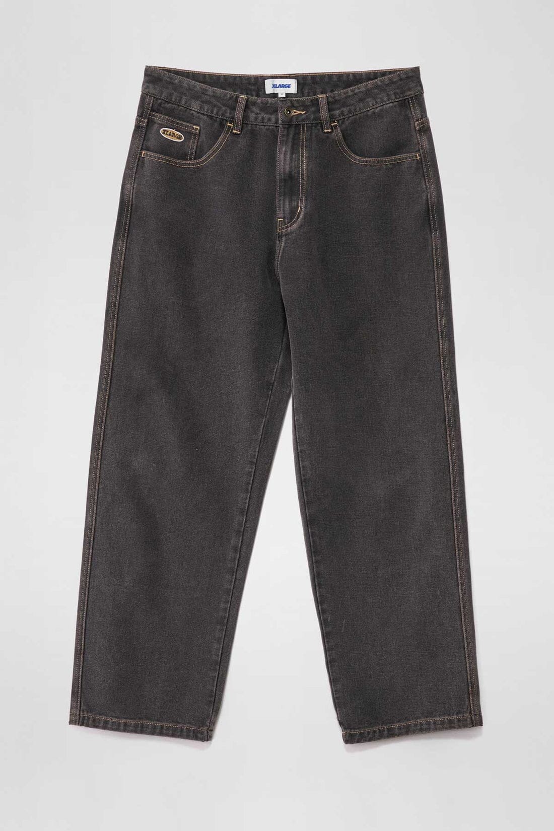 X-Large 91 Bull Denim Pants - Washed Black