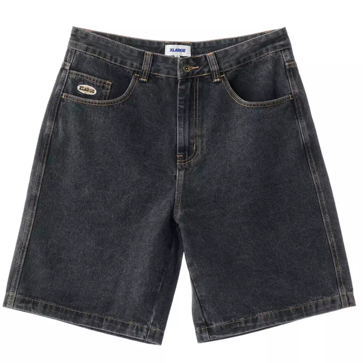 X Large Bull Denim 91 Shorts - Washed Black