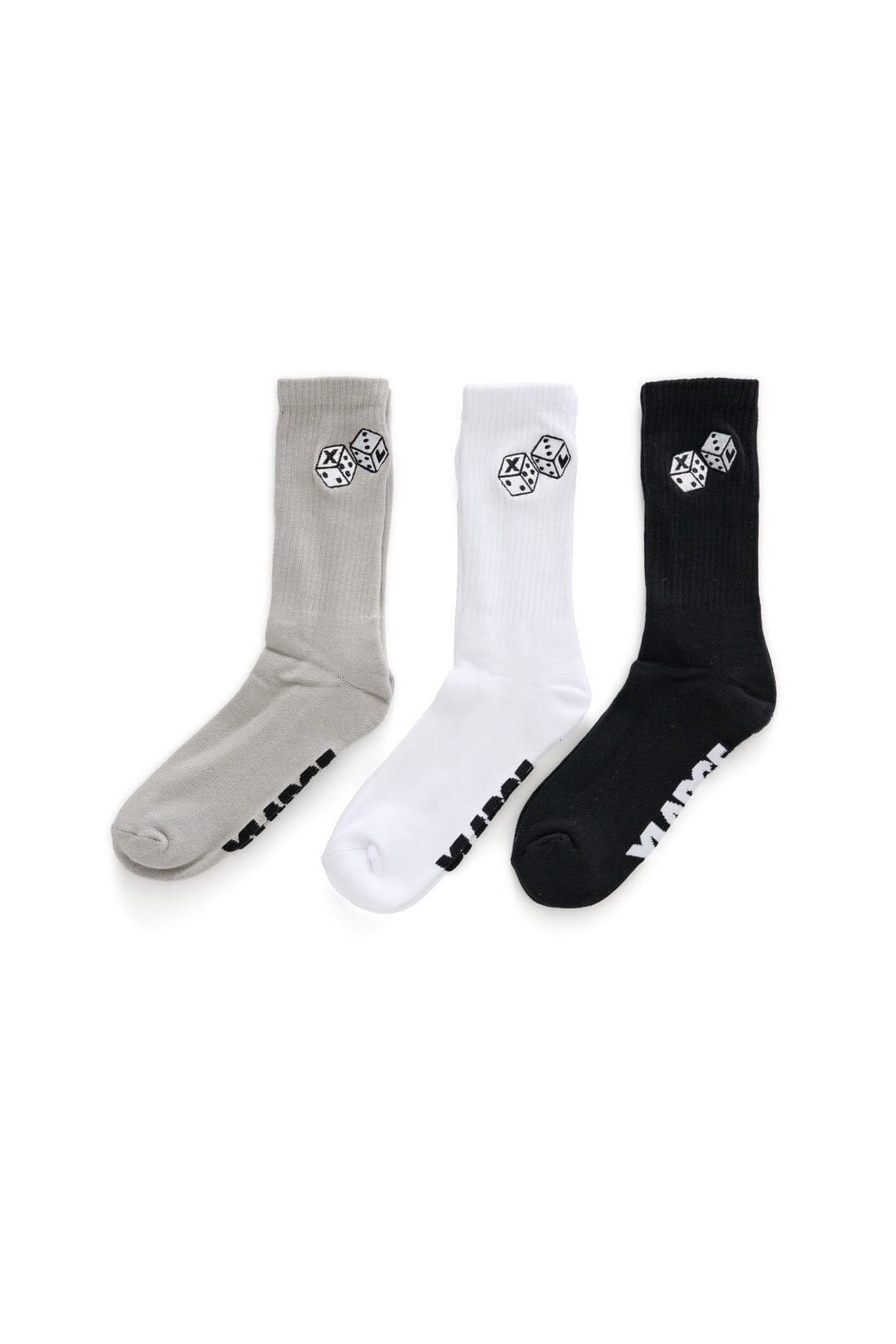 X-Large Dice 3 Pack Socks