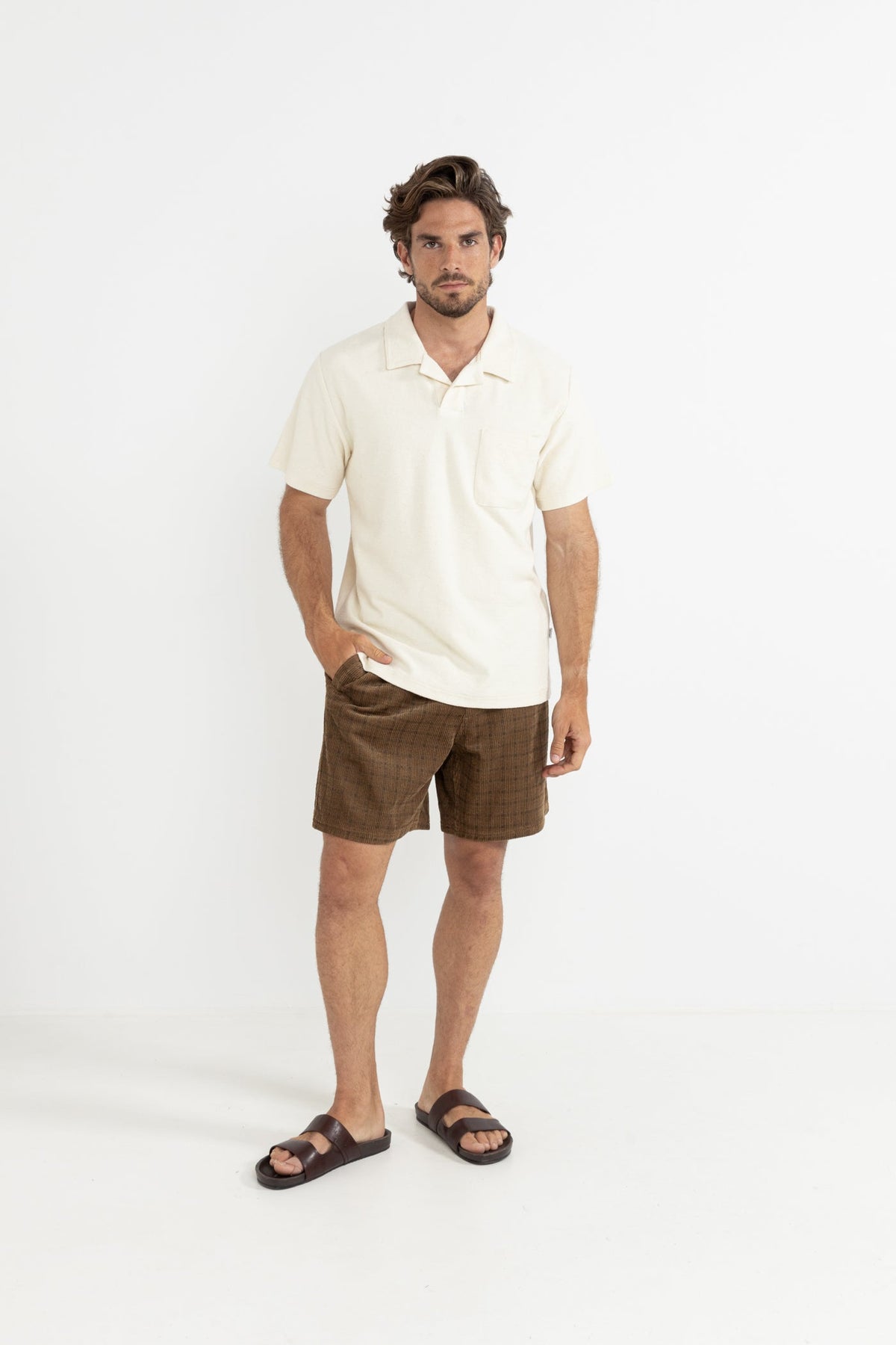 Rhythm Cord Check Jam Shorts