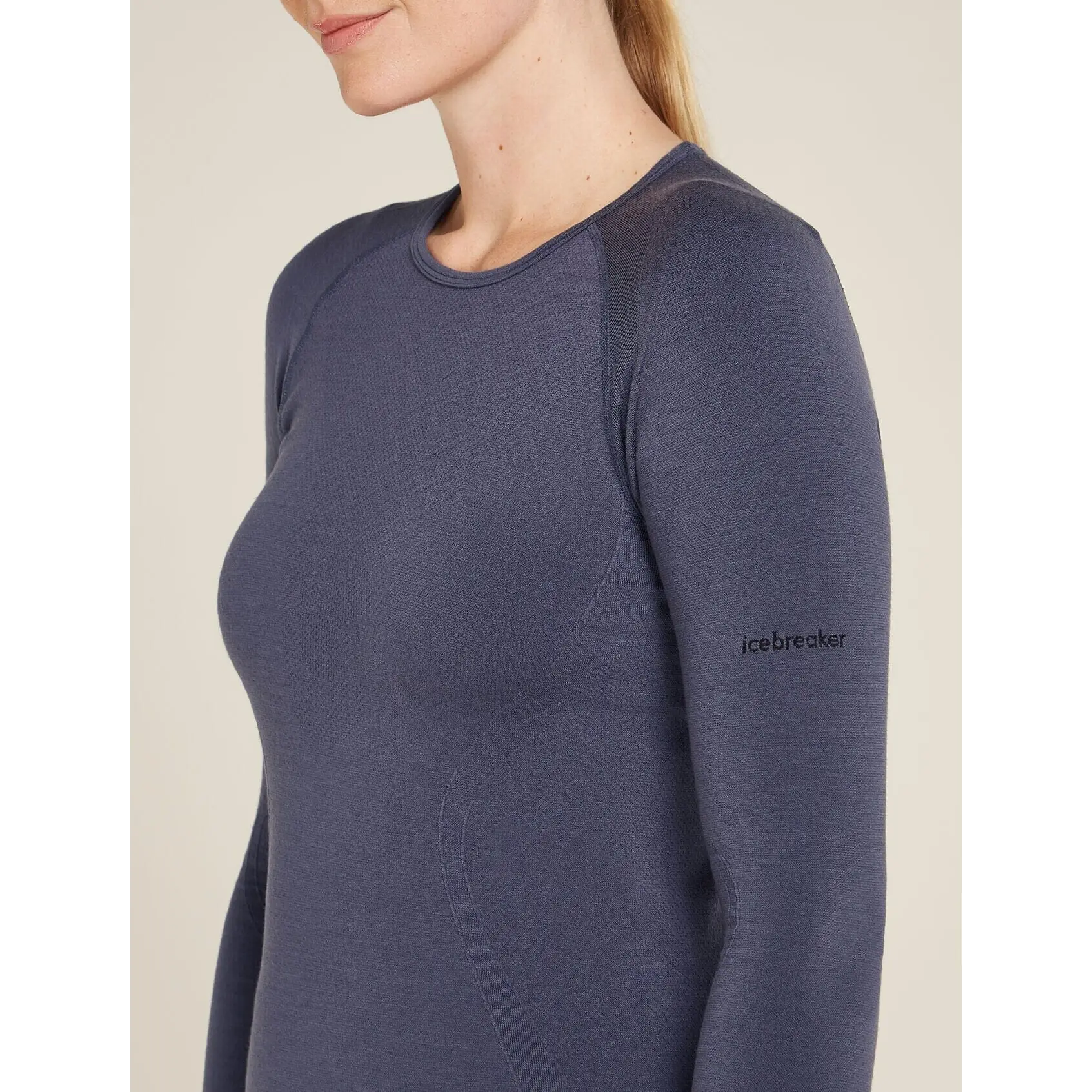 Icebreaker Womens Merino Blend 260 ZoneKnit Seamless Long Sleeve Crewe