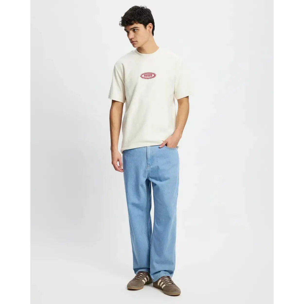 Rhythm Stamp Vintage Terry T-Shirt 