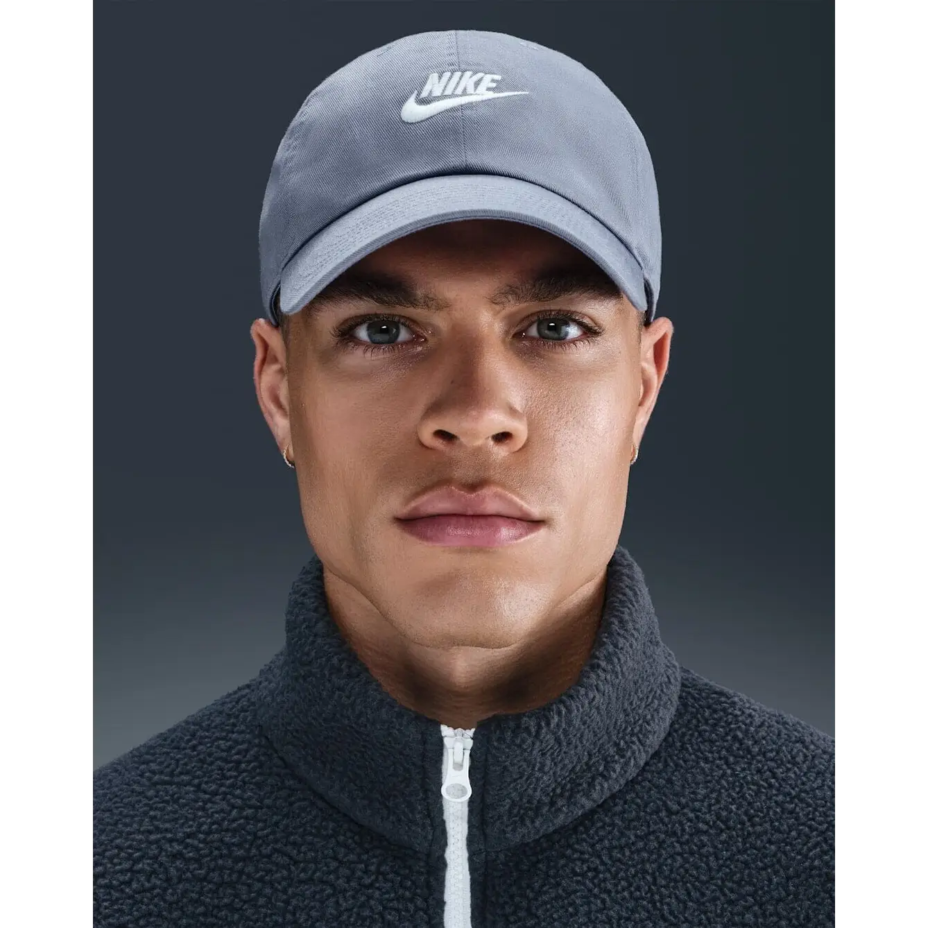 Nike Club Unstructured Futura Wash Cap - World Indigo / White