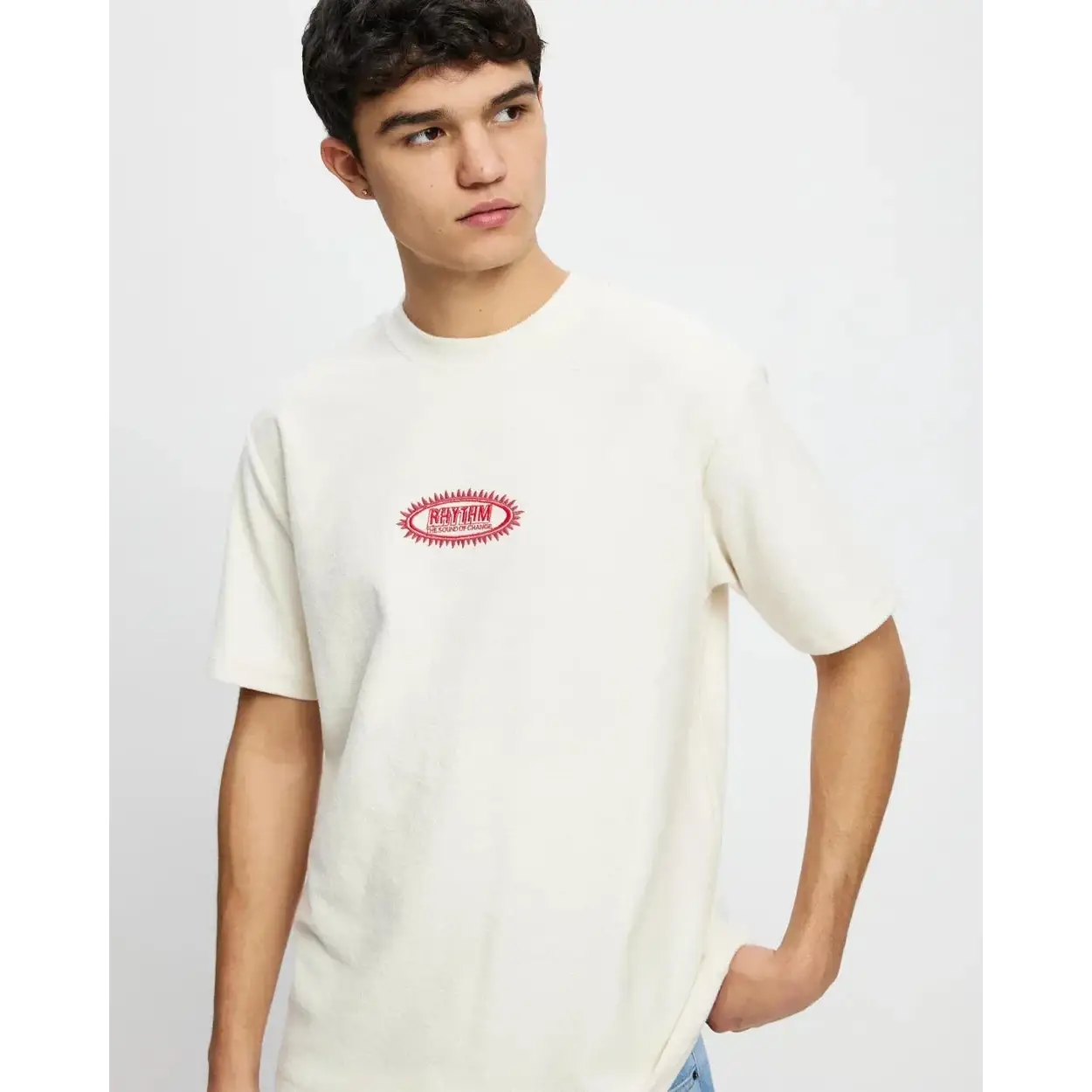 Rhythm Stamp Vintage Terry T-Shirt 