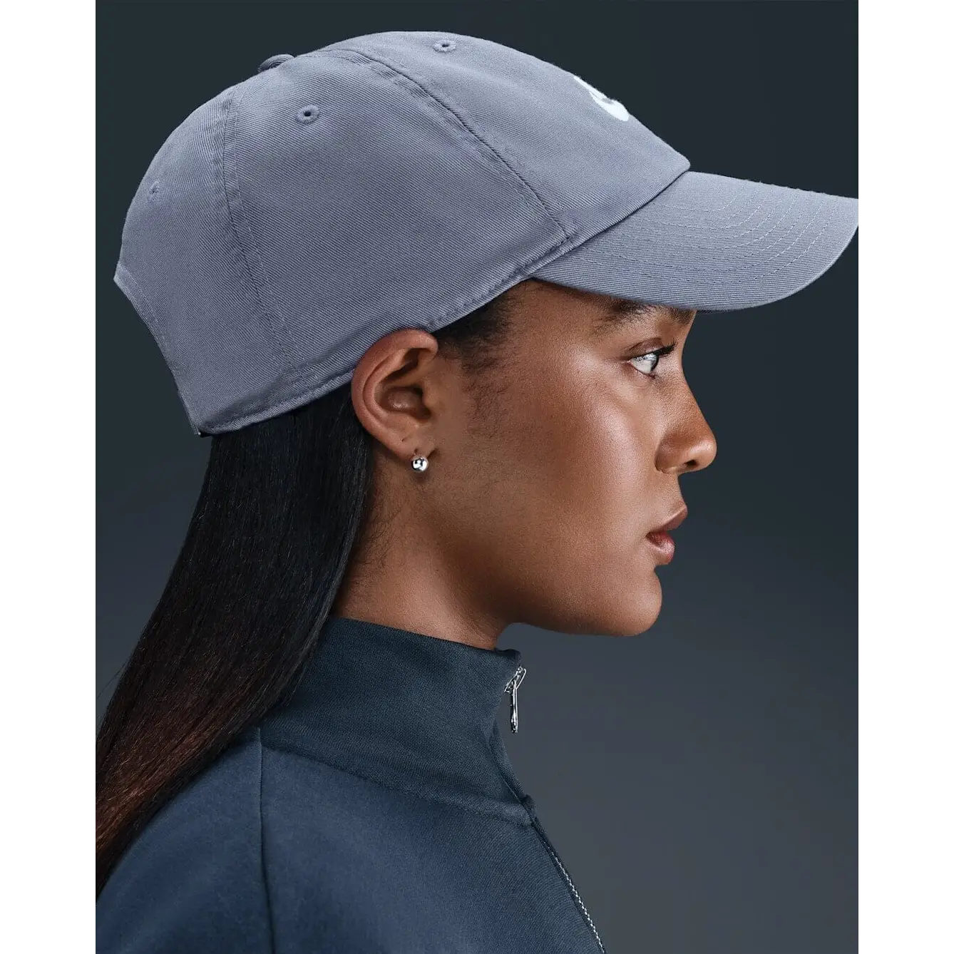 Nike Club Unstructured Futura Wash Cap - World Indigo / White