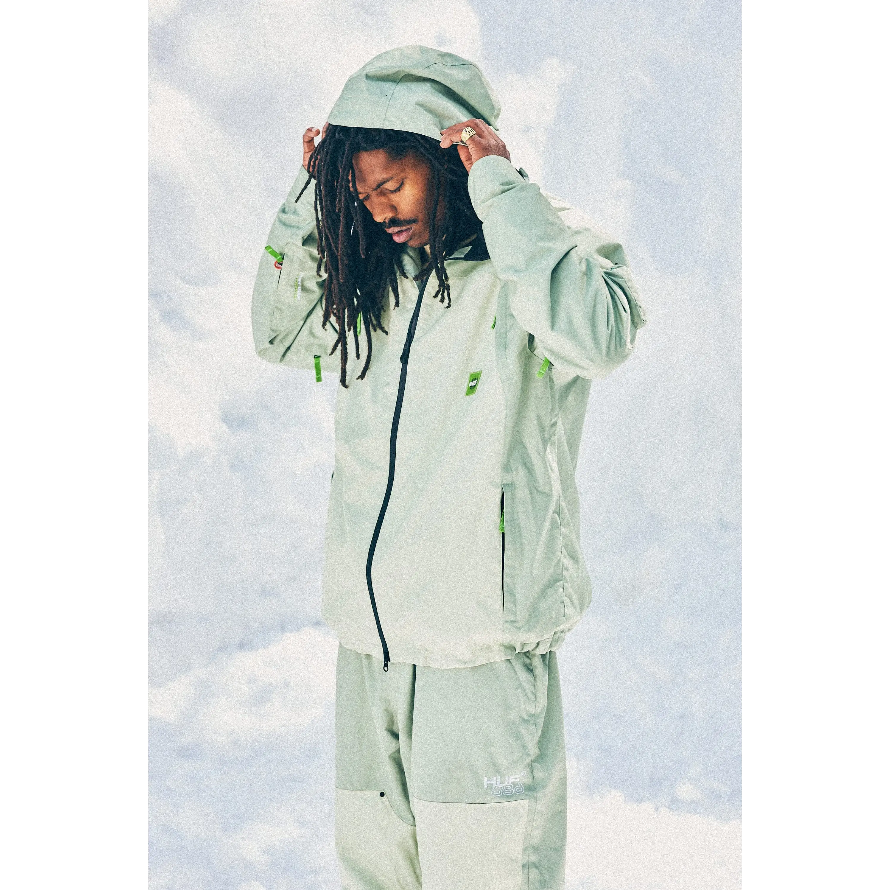 686 Huf Double H Shell Jacket