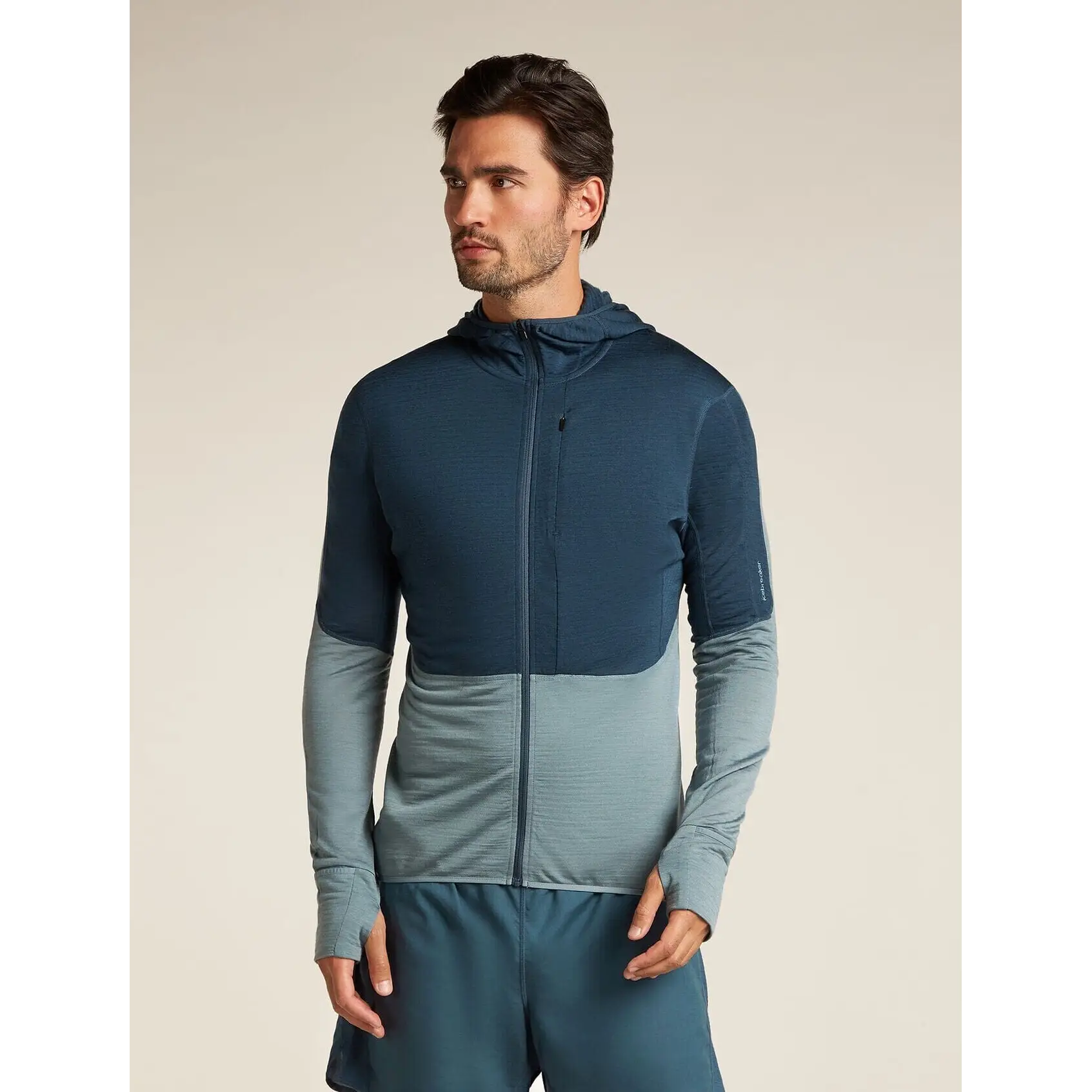 Icebreaker Merino Blend 200 Realfleece Descender Long Sleeve Zip Hoodie 2025