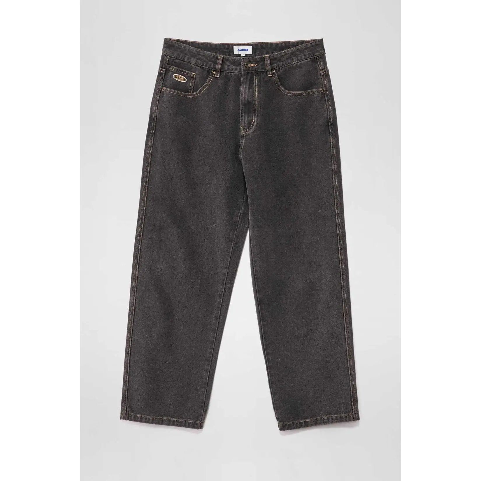 X-Large 91 Bull Denim Pants - Washed Black