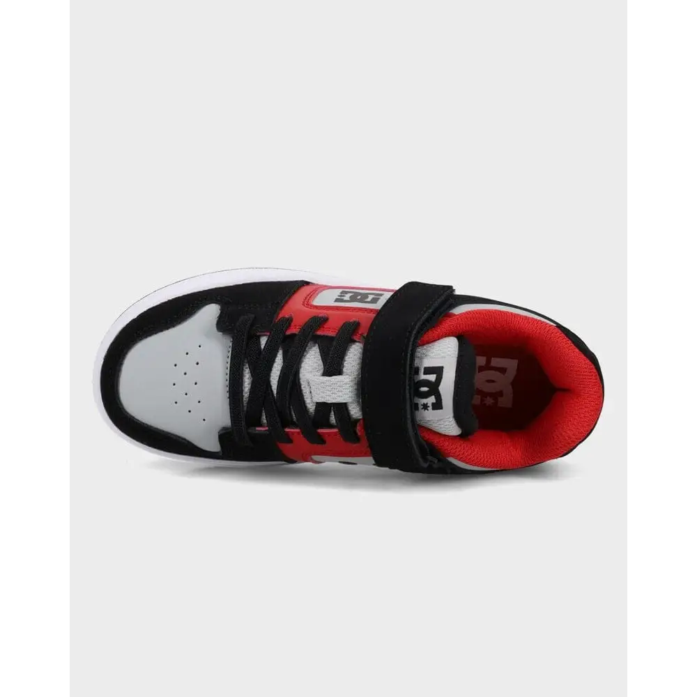 DC Manteca 4 V Skate Shoes - Black / Grey / Red
