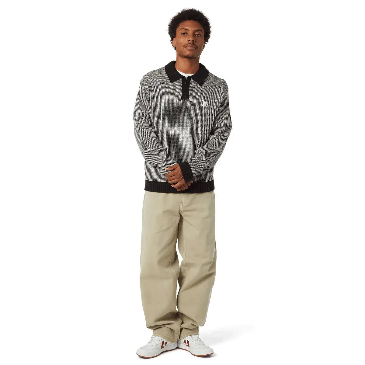 HUF Megablast Two Tone Waffle Sweater