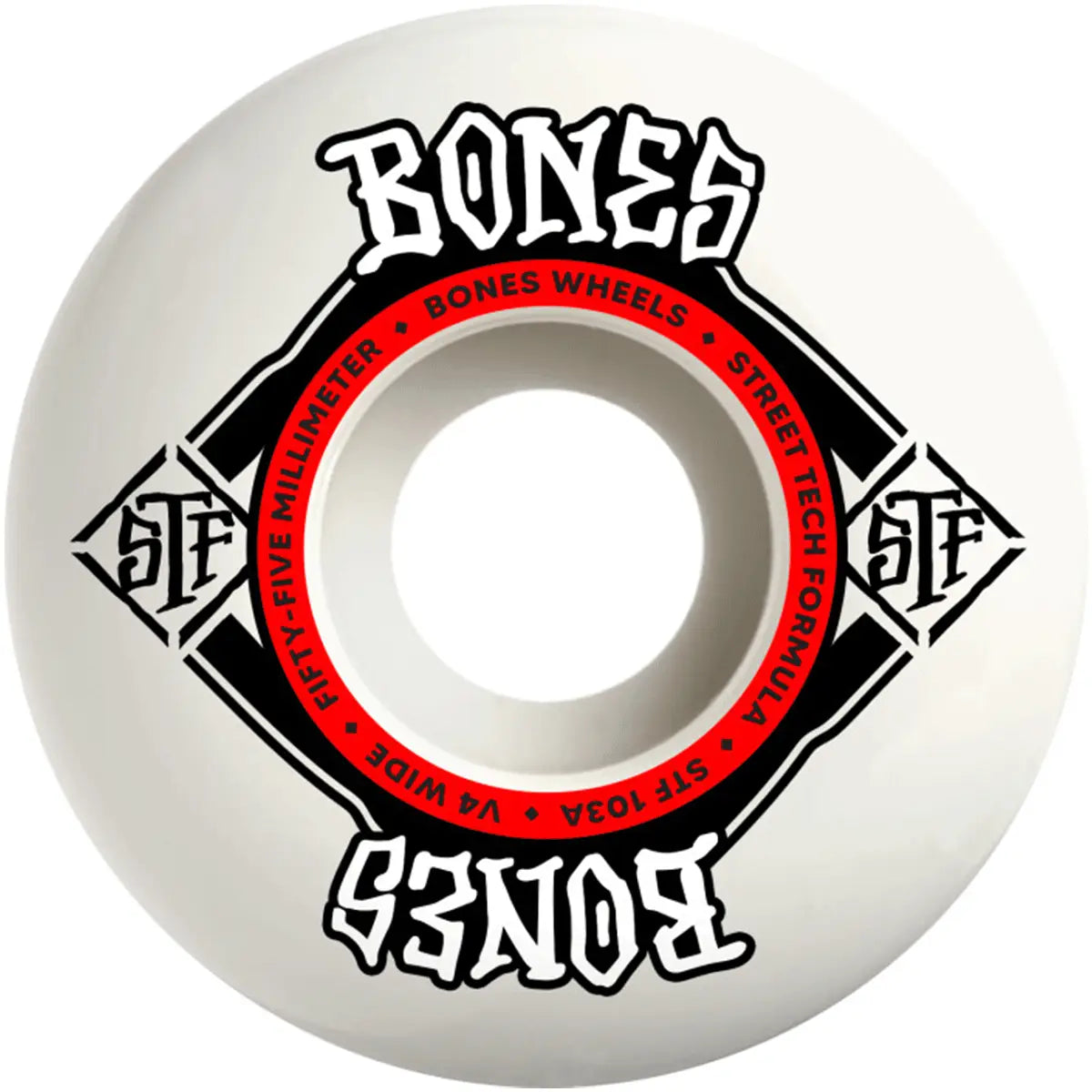 Bones STF Wide V4 103A Skate Wheels