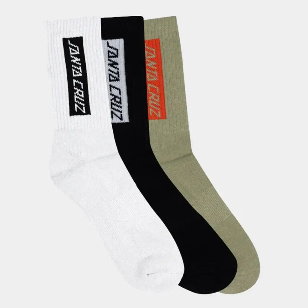 Santa Cruz Eliminate Crew Sock 3-Pack