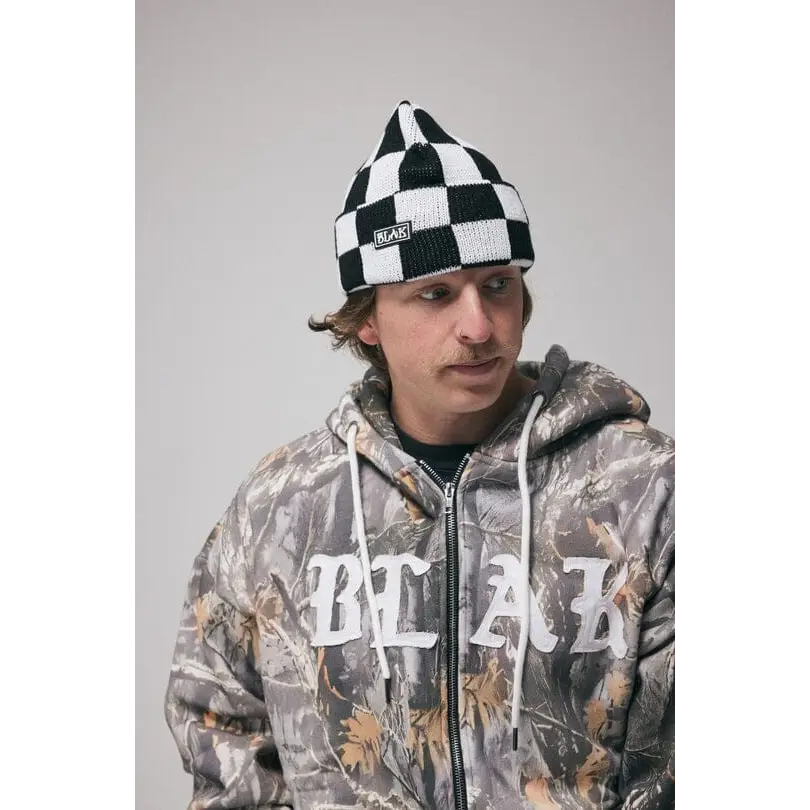 Blak Check Mate Beanie